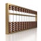 Chinese abacus with metal beads and frame