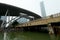 Chinese aesthetics in shape and line of Suzhou`s modern bridge building design