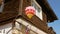 Chinese air balloon flies against the backdrop