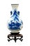 Chinese antique blue and white vase