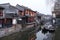 The Chinese architecture, buildings lining the water canals to Xitang town in Zhejiang Province