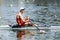 Chinese athlete on a World Rowing Cup Competition rowing