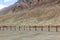 Chinese border fence in Gorno-Badakhshan Autonomous Region, Tajikist