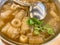 Chinese braised fish maw soup