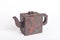 Chinese brown color earthenware teapot
