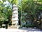 Chinese Buddhist sculptures among nature, trees and meditation