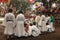 Chinese Buddhists prayers at Mayadevi temple