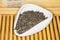 Chinese bulk extruded tea ripe Pu Er in Tea presentation vessel