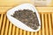 Chinese bulk extruded tea ripe Puer in tea presentation vessel