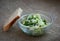 Chinese cabbage salad with parsley