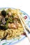 Chinese Chicken chow mein noodles