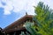 Chinese Chinese style luxurious garden courtyard and ancient building turret