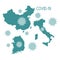 Chinese Coronavirus nCoV COVID-19 Countries map