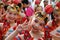 Chinese dancer in traditional costume at the International Folklore Festival for Children and Youth Golden Fish