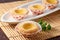 Chinese delicious food DimSum [egg custard tart]