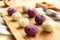 Chinese desertâ€”â€”purple sweet potato balls