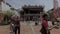 Chinese devotees parade in front of Penang Hokkien Tua Pek Kong Temple.