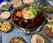 Chinese doube flavoured hotpot