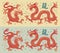 Chinese dragon banners