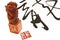 Chinese dragon - calligraphy sign and stamp