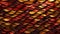 Chinese Dragon Scales Texture Chinese New Year 2024 Year Of The Dragon, Red and Gold Symmetry Pattern. Generative AI