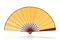 Chinese fan (clipping path)