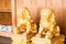 Chinese figurine golden singha partner