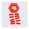 chinese firecrackers. Vector illustration decorative design