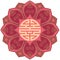 Chinese Flower Design Element