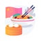 Chinese food abstract concept vector illustration
