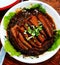 Chinese Food: Plum Vegetable with Pork, from Henan, China