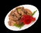 Chinese food. Stew, clipping path.