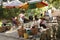 Chinese fruit market in a countryside