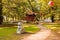 Chinese garden in Lazienki park (Royal Baths park), Warsaw