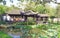 Chinese Garden with Stunning Viewing Pavilions on Water Lilies Pond