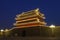 Chinese gate tower in beijing