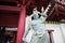 Chinese God statue at Buddha Tooth Relic Temple and Museum