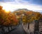 Chinese Great wall in Autumn
