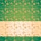 Chinese green bamboo pattern horizontal banner