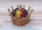 chinese handicrafts beautiful crown gemstones