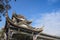 Chinese historic architecture closeup