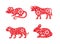 Chinese horoscope 2020, 2021, 2022, 2023 years. Rat, ox, tiger,