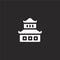 chinese house icon. Filled chinese house icon for website design and mobile, app development. chinese house icon from filled urban