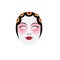 Chinese lady opera mask