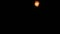 Chinese lantern in the night sky