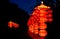 Chinese lantern pagodas