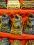 Chinese lion figures statues stupas holy shrines Koh Samui Thailand