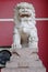 Chinese lion guardian sculpture