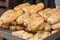 Chinese lotus root raw for sale in China town market for food ingredient