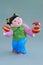 Chinese lucky clay figurine - great happiness